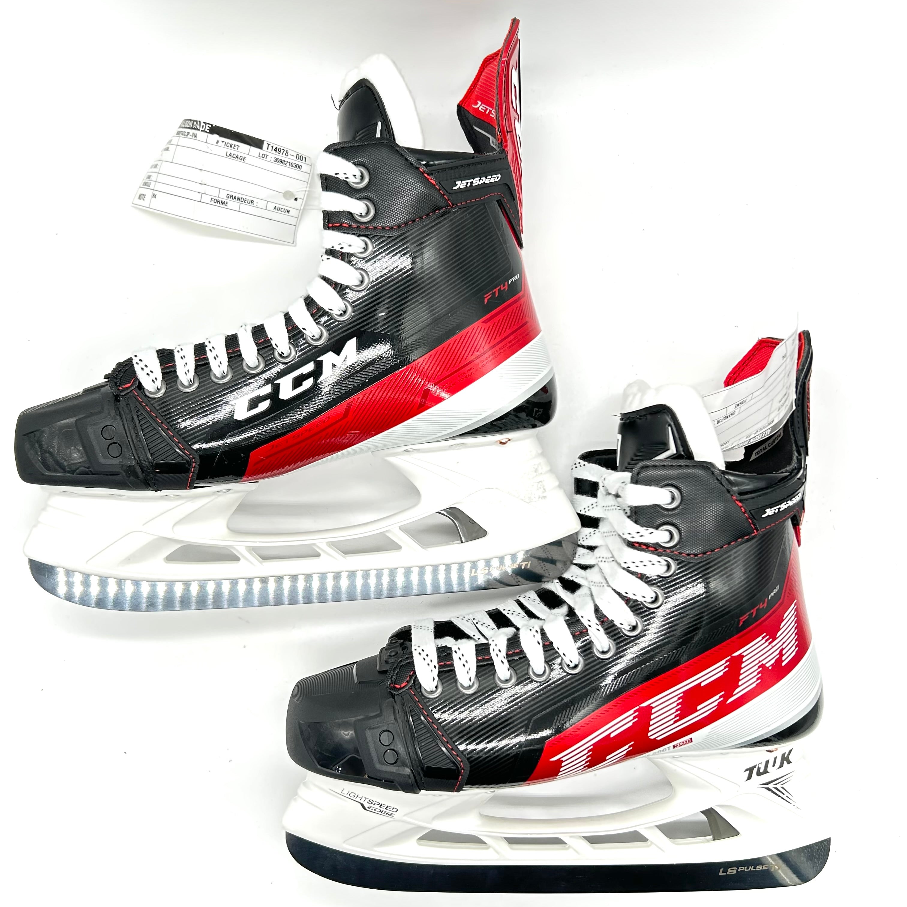 CCM Jetspeed FT4 Pro – Patins de hockey Pro Stock – Taille 9E